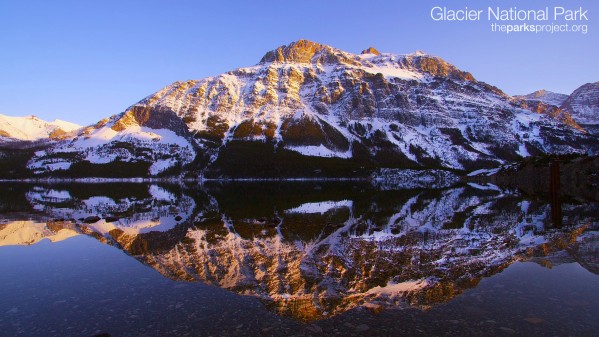 Mountain Reflection - Glacier National Park