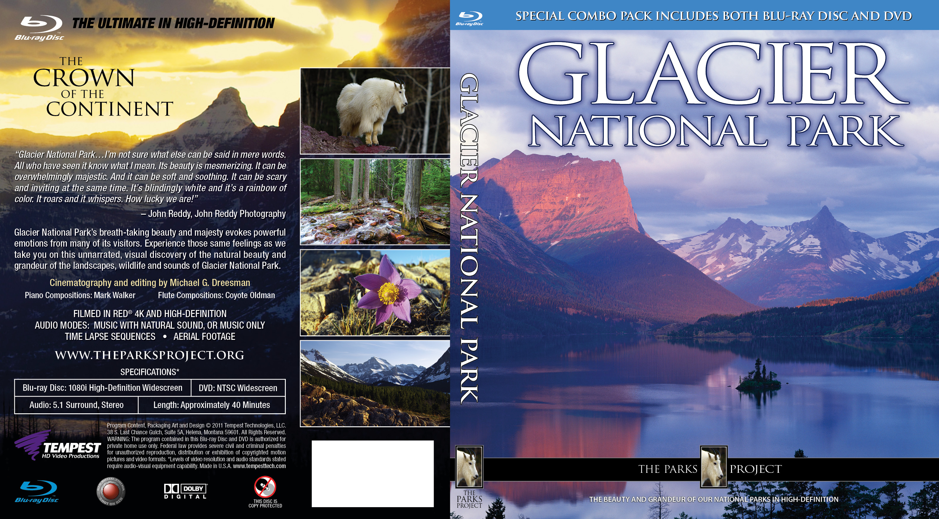 Glacier Blu-ray/DVD Case Design